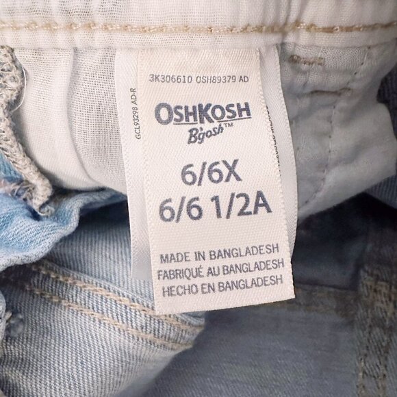 Oshkosh Overalls Lace Denim Jeans Pants - Picture 4 of 6